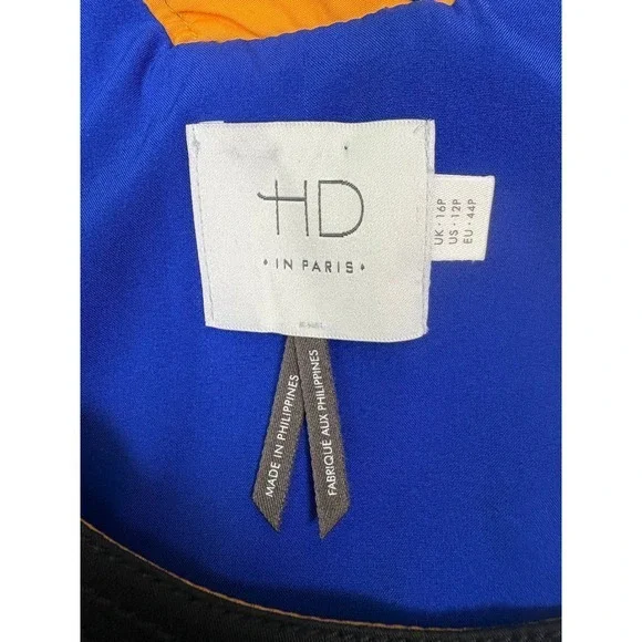 HD in Paris Black and Cream Midi Dress - Picture 8 of 10